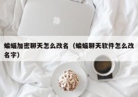 蝙蝠加密聊天怎么改名（蝙蝠聊天软件怎么改名字）