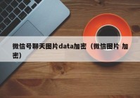 微信号聊天图片data加密（微信图片 加密）