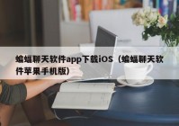蝙蝠聊天软件app下载iOS（蝙蝠聊天软件苹果手机版）