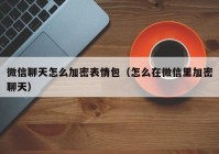 微信聊天怎么加密表情包（怎么在微信里加密聊天）