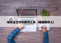 蝙蝠是怎样的聊天工具（蝙蝠聊天儿）