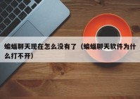 蝙蝠聊天现在怎么没有了（蝙蝠聊天软件为什么打不开）