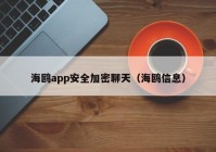 海鸥app安全加密聊天（海鸥信息）