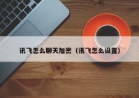 讯飞怎么聊天加密（讯飞怎么设置）