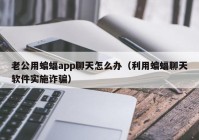 老公用蝙蝠app聊天怎么办（利用蝙蝠聊天软件实施诈骗）