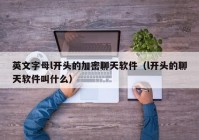 英文字母l开头的加密聊天软件（l开头的聊天软件叫什么）