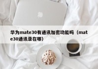 华为mate30有通讯加密功能吗（mate30通讯录在哪）