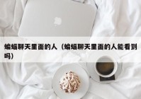 蝙蝠聊天里面的人（蝙蝠聊天里面的人能看到吗）