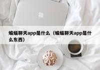 蝙蝠聊天app是什么（蝙蝠聊天app是什么东西）